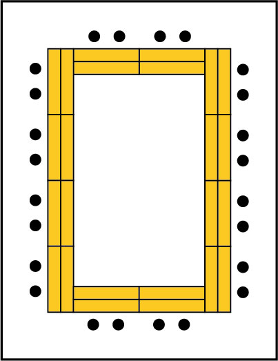 ロの字形式